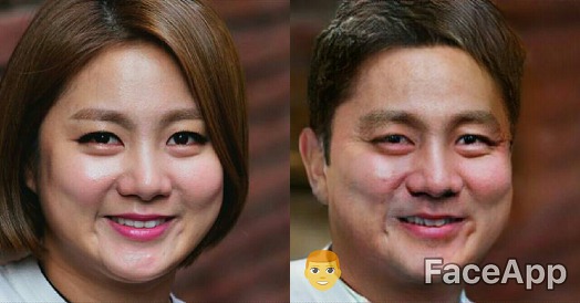 사진어플의 성전환 효과로 유명인을 성전환 시켜 보았다 | 인스티즈