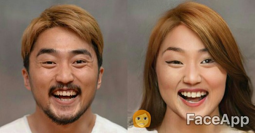 사진어플의 성전환 효과로 유명인을 성전환 시켜 보았다 | 인스티즈