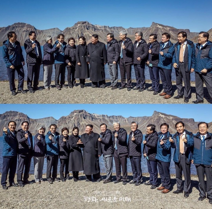 손하트 하는 김정은 | 인스티즈