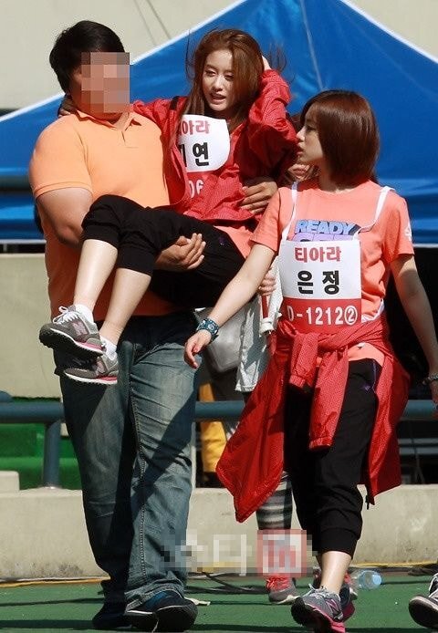 미자를 이렇게 혹사시켜도 되나 싶었던 당시 티아라 지연 투혼(?) | 인스티즈