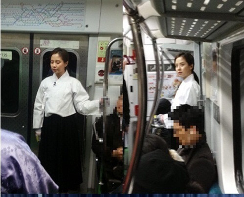 지하철에서 만난 연예인들.jpg | 인스티즈