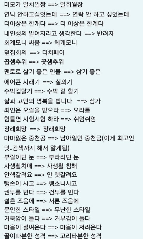 0개국어 사용자들의 어휘 모음.jpg | 인스티즈