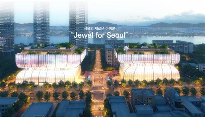 독특한 외관으로 재건축 될 예정인 압구정 갤러리아 백화점 | 인스티즈