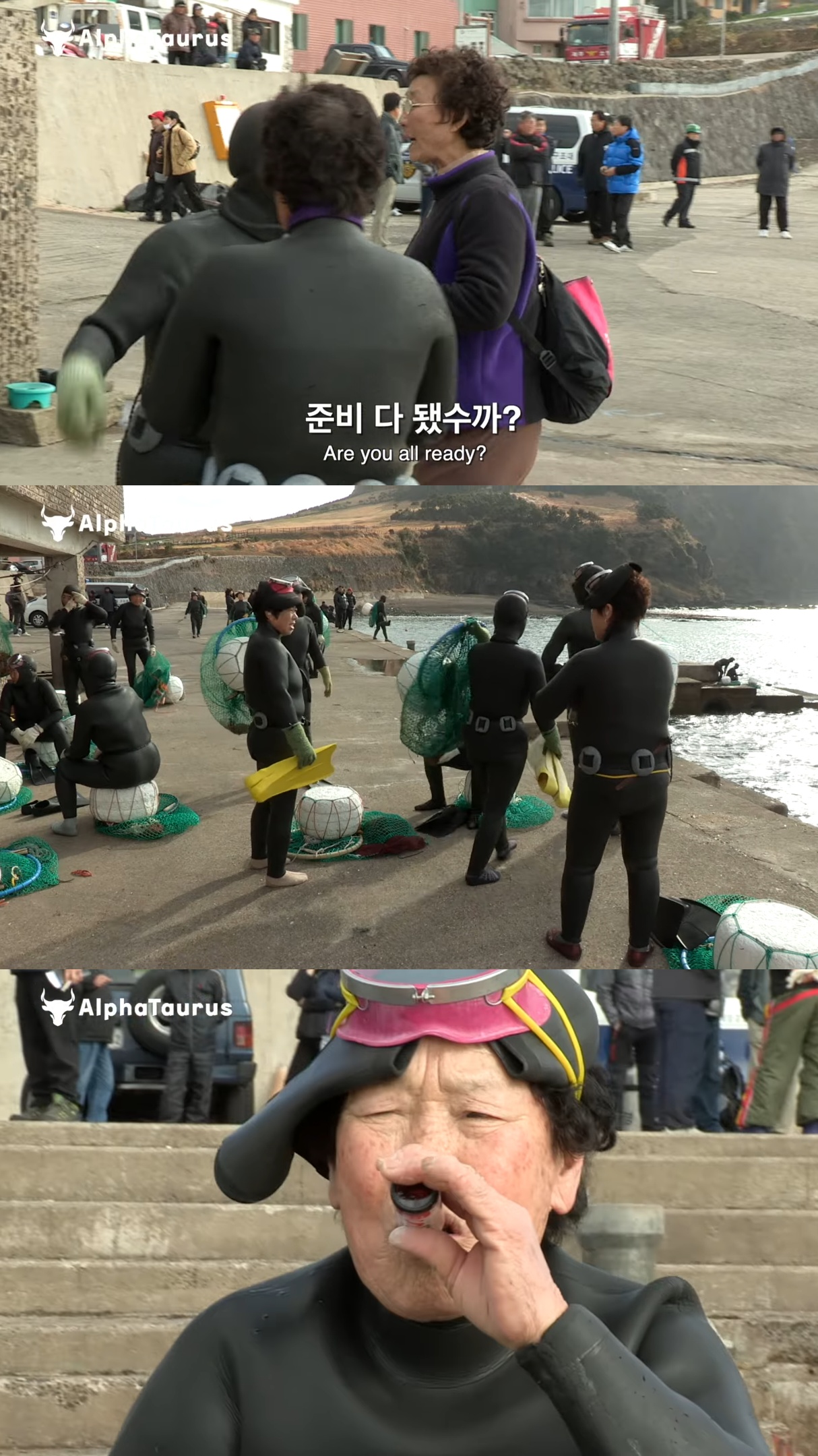 어제 들어가서 오늘까지 안 나온 제주 해녀를 찾기 위해 바다로 들어가는 해녀들.jpg | 인스티즈