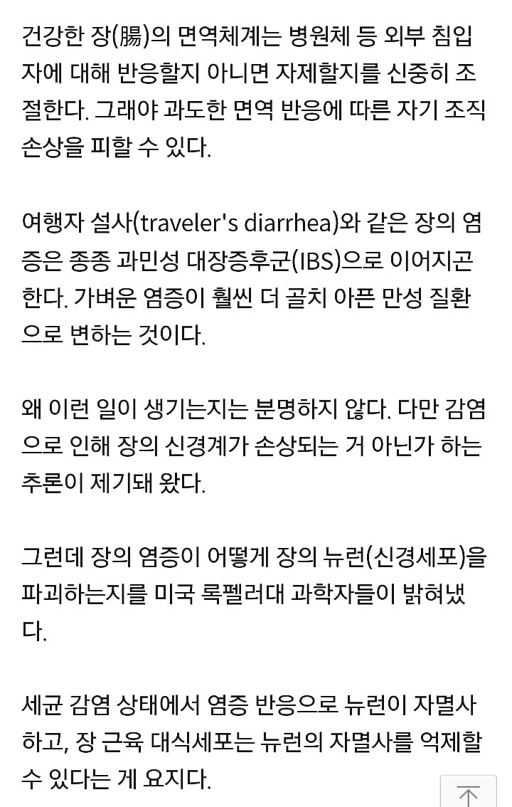 과민성 대장증후군, 원인 찾았다 | 인스티즈