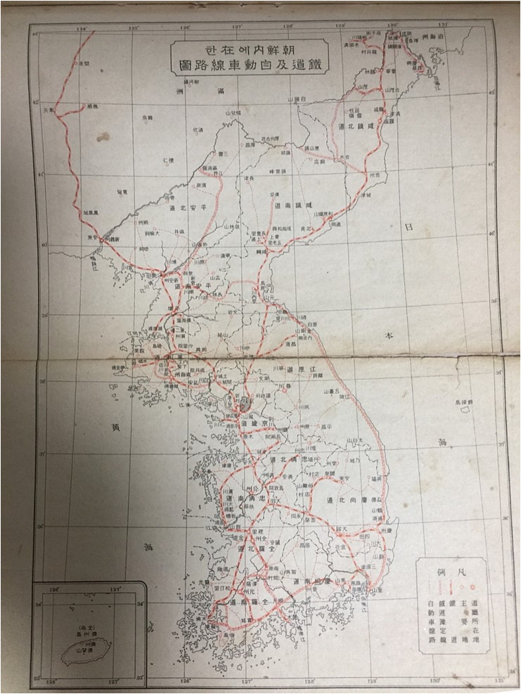 1932년의 우리나라 철도 지도.jpg | 인스티즈