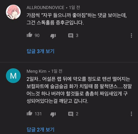 가수 비 '깡' 유튜브 댓글 모음.jpg | 인스티즈