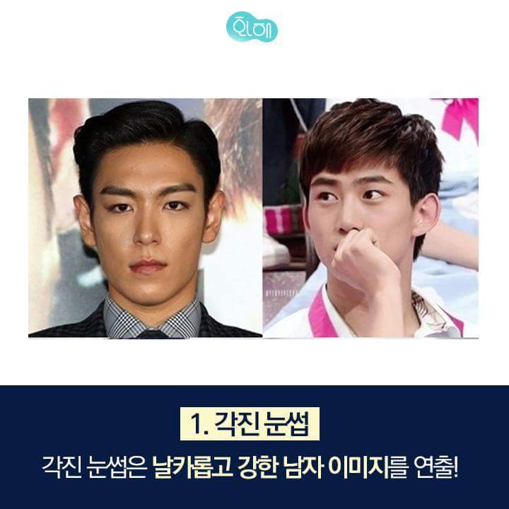 남자 눈썹 정리 가이드 | 인스티즈