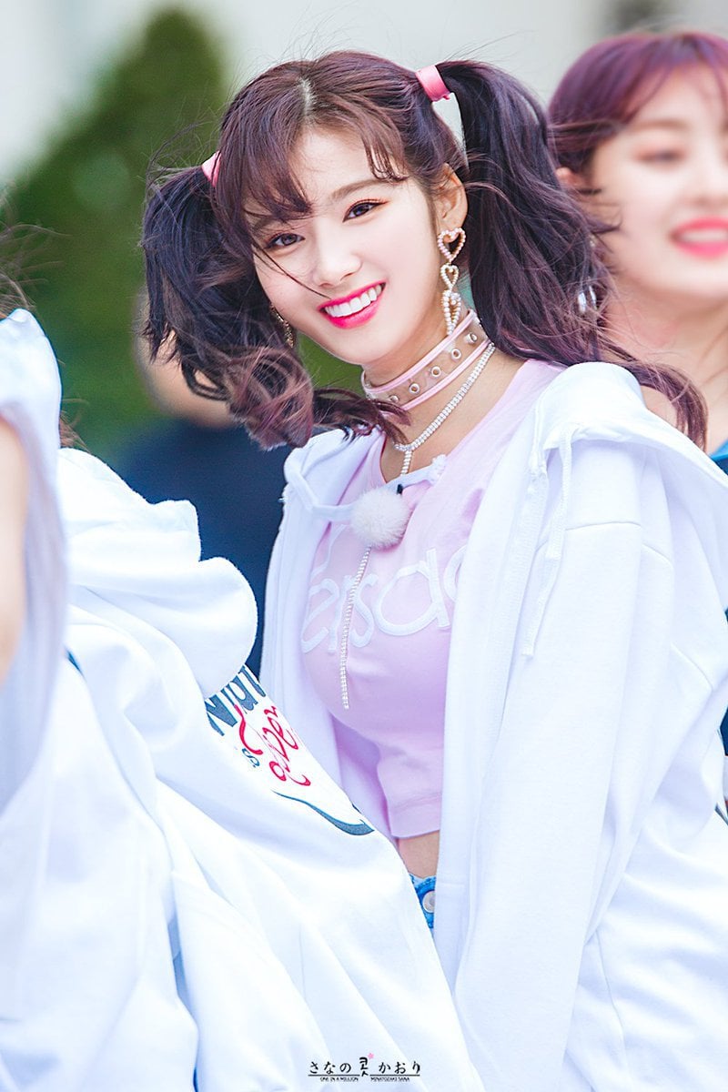 양갈래머리 사나.jpgif | 인스티즈
