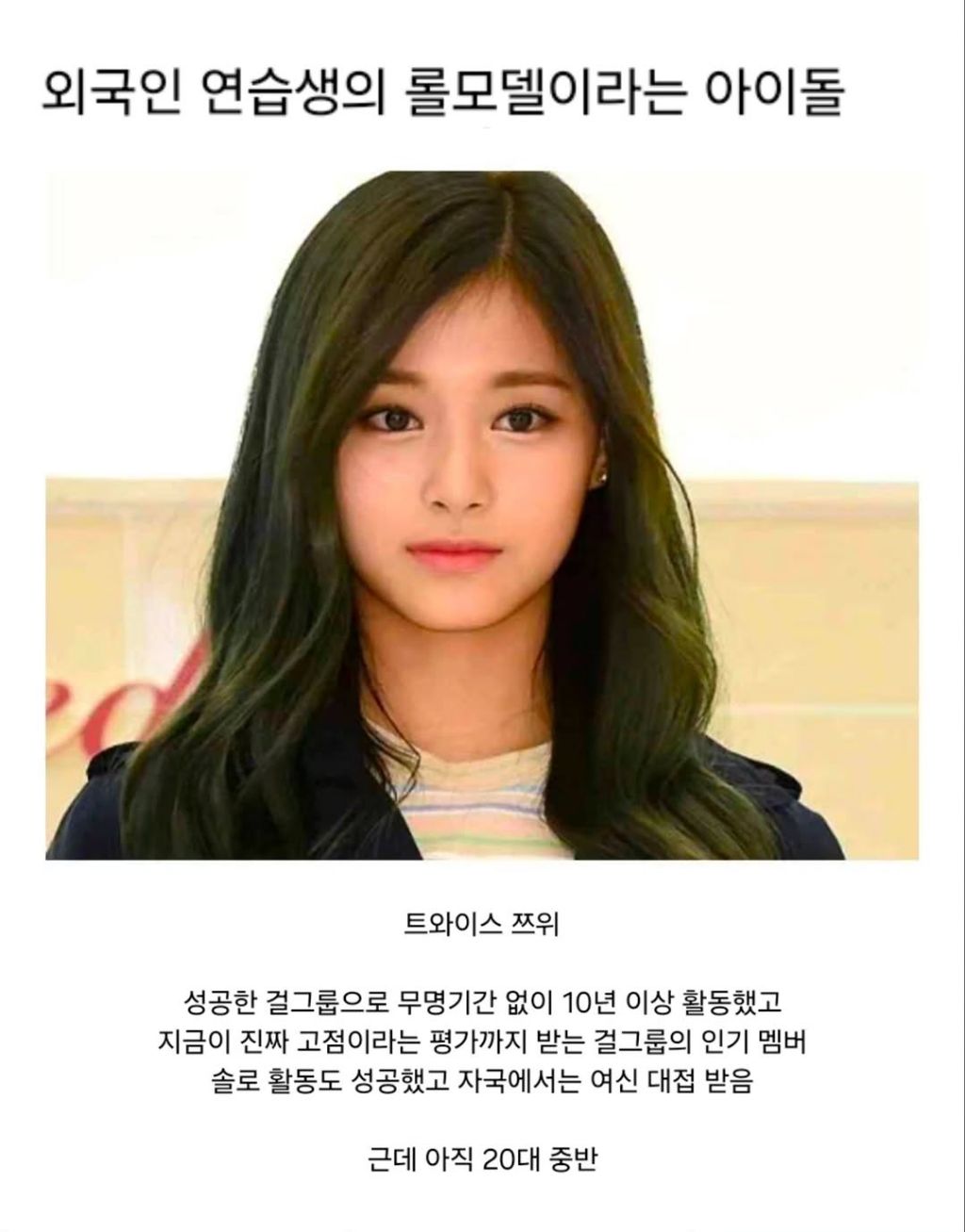 외국인 연습생의 롤모델이라는 아이돌 | 인스티즈