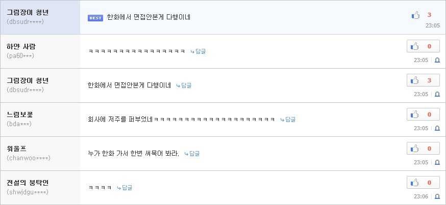 면접 레전드 甲 | 인스티즈