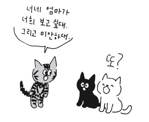 세상 떠난 냥이가 먼저 간 친구한테 엄마 얘기 전하는 만화 | 인스티즈