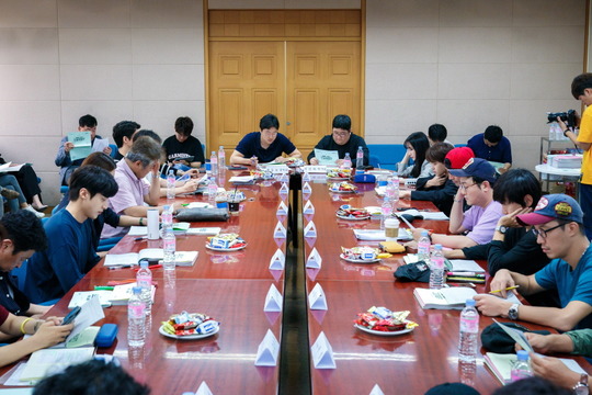 배가본드 후속 SBS 금토드라마 스토브리그 대본리딩 사진 (남궁민 박은빈 오정세 조병규) | 인스티즈