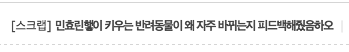 악플 엄청 받고 있는 민효린 반려 동물 사건 정리 글.......jpg | 인스티즈