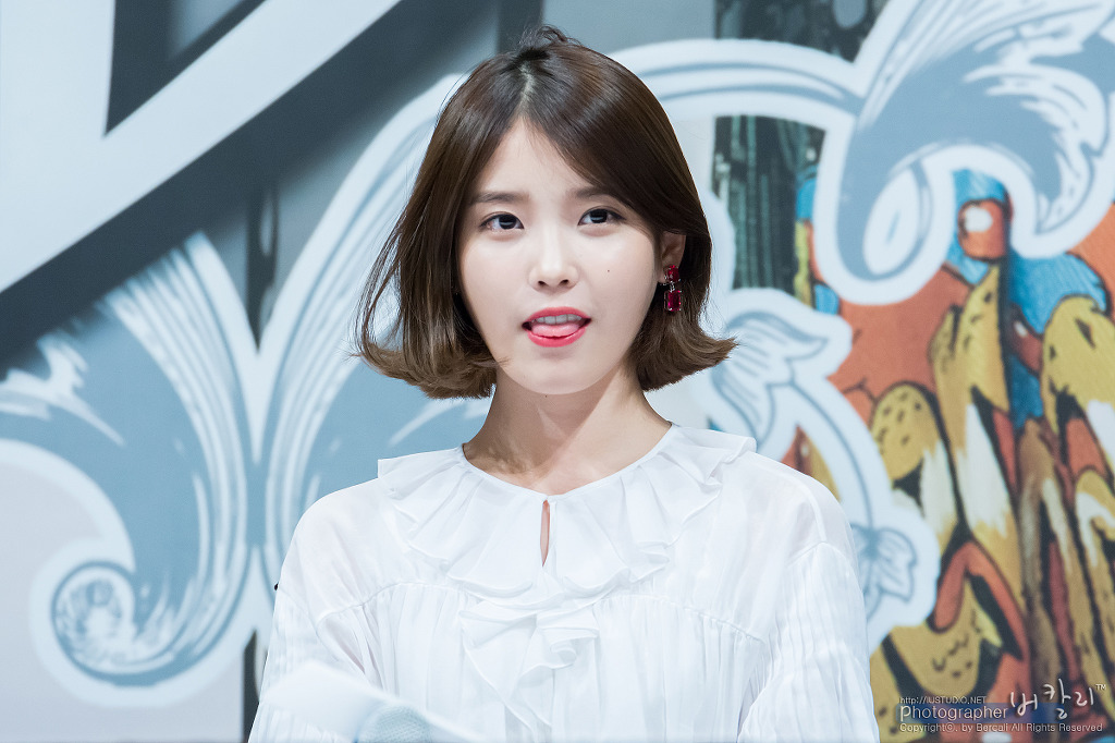 단발머리가 잘어울리는 아이유.jpgi | 인스티즈