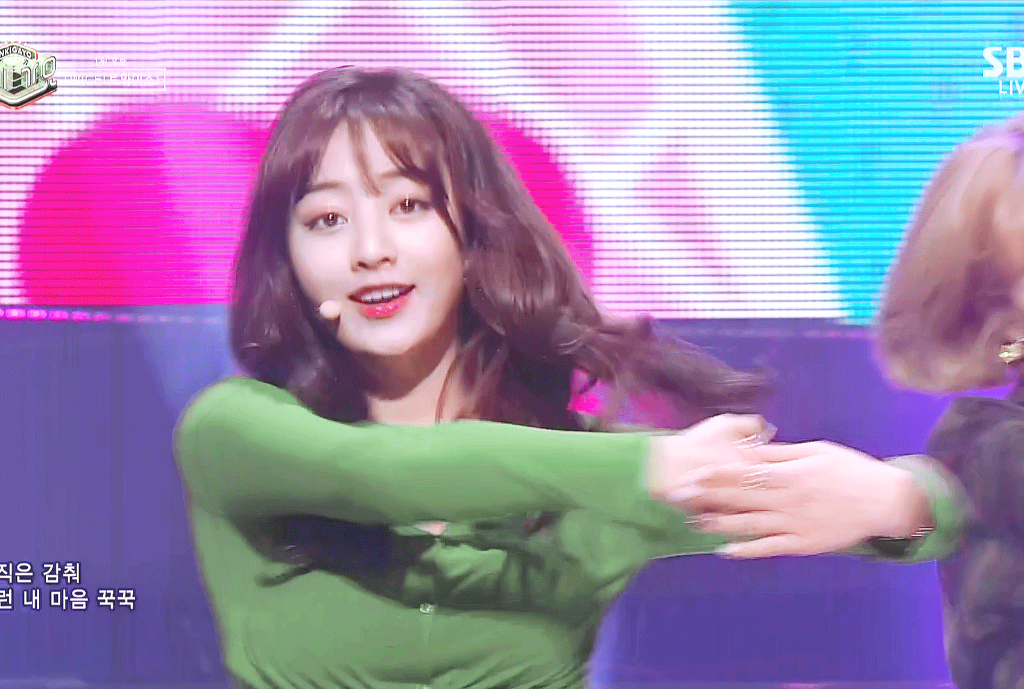 인기가요) 매번 레전드갱신하는 지효.gif | 인스티즈