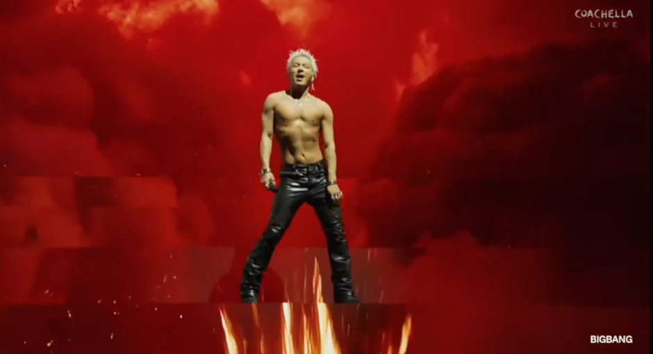 상탈하고 개 핫하다고 반응 난리난 빅뱅 태양 코첼라 무대 | 인스티즈