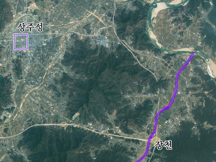 고지도와 위성사진으로 간단히 본 상주 전투 | 인스티즈