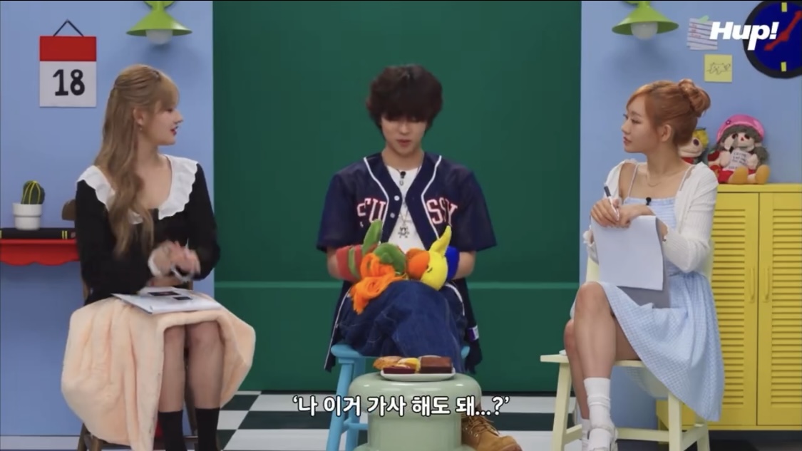 현여친 생각하며 만든 노래가 100곡이라고 하는 빅나티에 질색팔색하는 키스오브라이프 | 인스티즈
