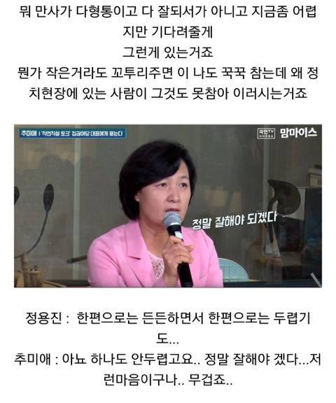 추미애대표가 생각하는 열성적인 문재인 지지자들.jpg | 인스티즈