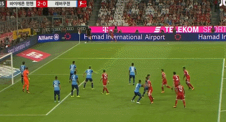 1718분데스리가 개막전 바이에른 뮌헨 vs 바이어 레버쿠젠 골 장면.gif | 인스티즈