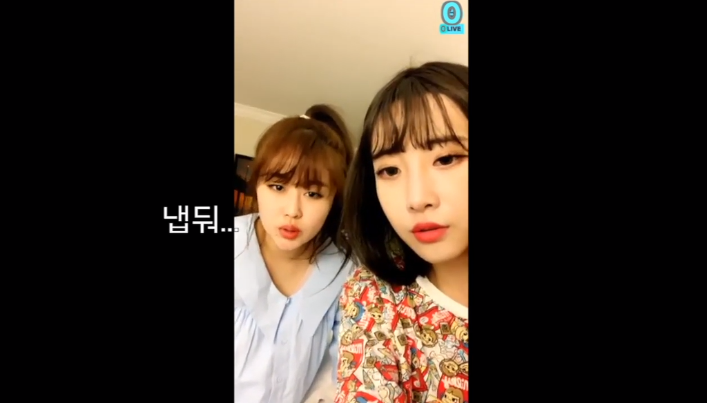 브이앱 개인방송와서 면전에다 악플다는 사람한테 일침날리는 러블리즈.jpg | 인스티즈