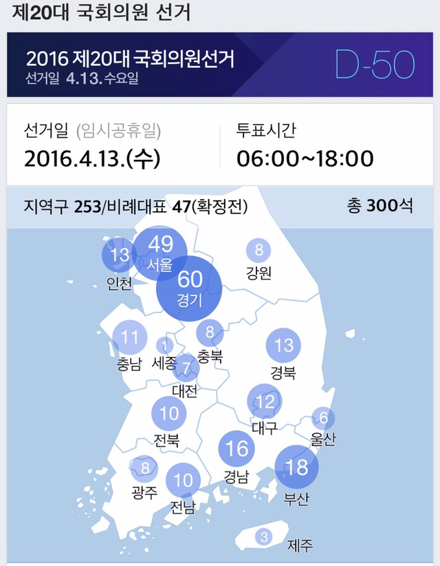 2016년 4월 13일 수요일은 20대 국회의원 선거일 입니다 | 인스티즈