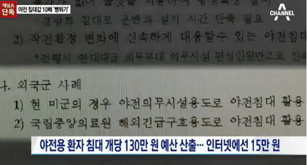 아무리 이해하려고 해도 이해가 안되는 사병 침대 예산 10조원 미스테리 | 인스티즈