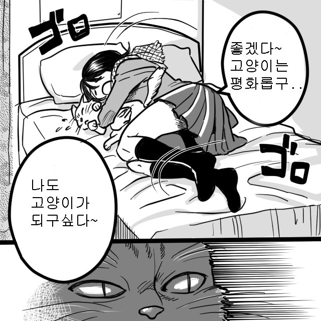 공포만화] 고양이의 눈 | 인스티즈