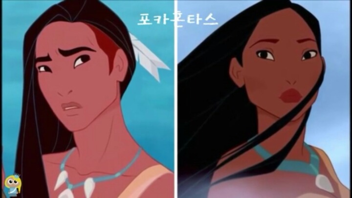 디즈니 공주들이 남자가 된다면? | 인스티즈