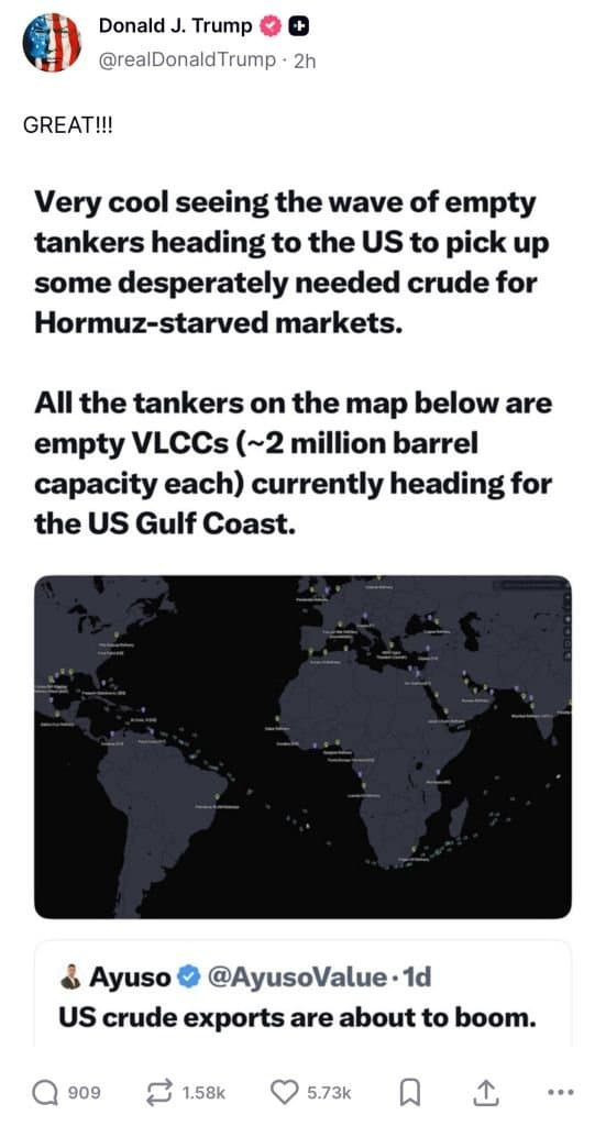 트럼프 "우린 석유 많이 팔아서 좋다ㅋㅋ" | 인스티즈