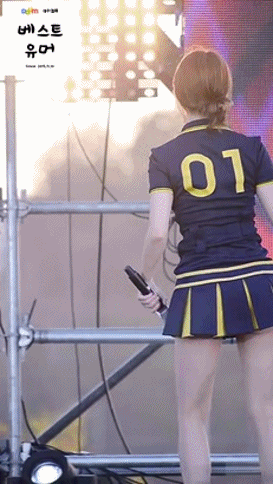 AOA 지민 짧은치마 직캠버전 움짤.gif | 인스티즈
