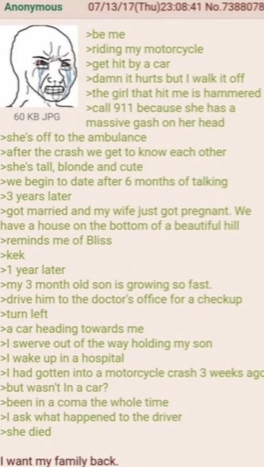 오토바이를 타고 가다가 차에 치임 아프긴 한데 그냥 걸어나감.twt | 인스티즈