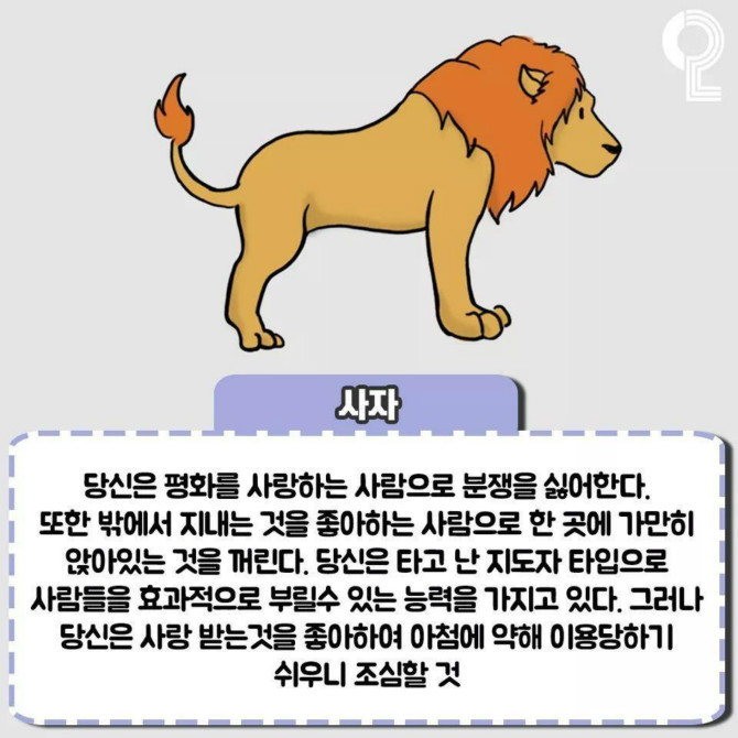 동물로 보는 성격테스트 | 인스티즈