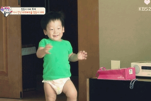 [슈퍼맨이돌아왔다] 귀엽고 웃기게 걷는 서언이ㅋ | 인스티즈