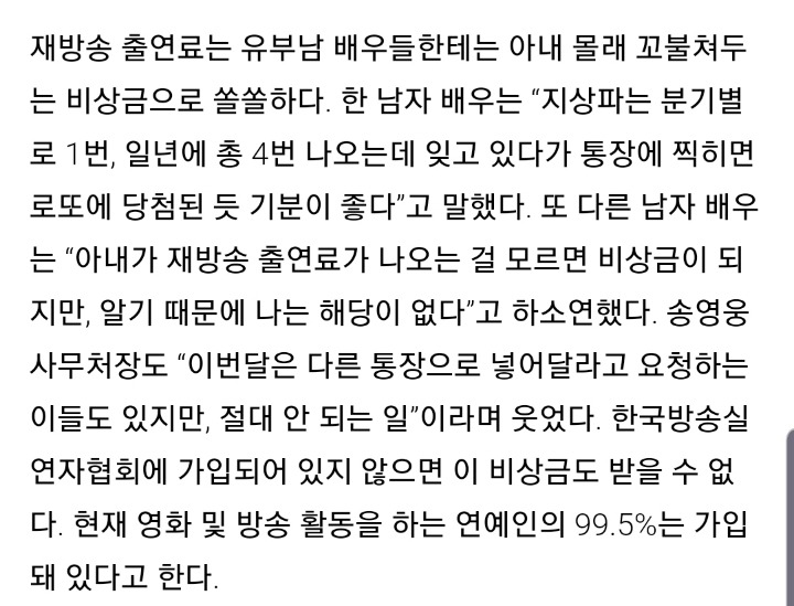 제법 쏠쏠하다는 연예인 방송 재방료 | 인스티즈