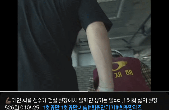 최홍만 아시아 피지컬 원탑이던 시절 | 인스티즈