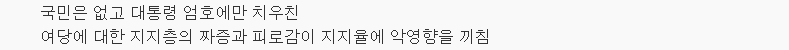 朴대통령 지지율 26%.. 영남·5060 이탈 | 인스티즈