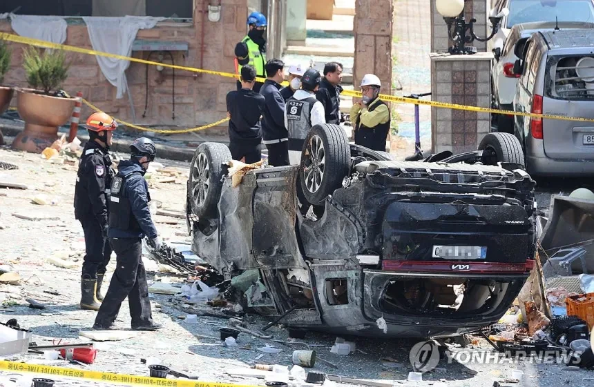 오늘 새벽에 있었던 청주 가스폭발사고 | 인스티즈