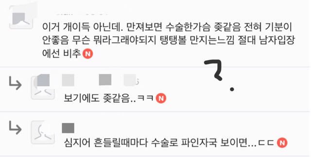 여자가 가슴을 키우는 이유 게시글에 남초카페 반응들 | 인스티즈