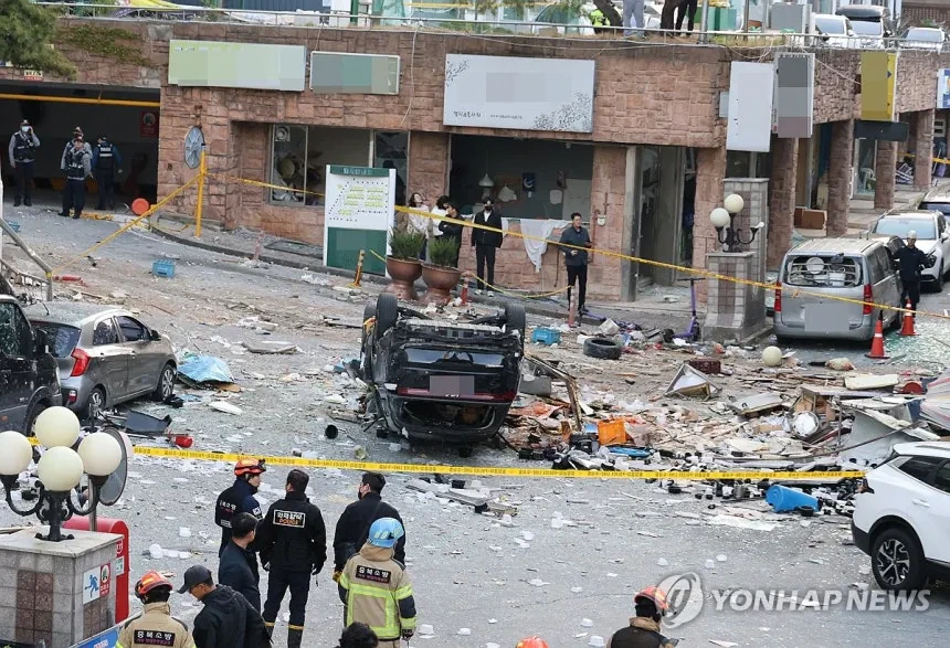 오늘 새벽에 있었던 청주 가스폭발사고 | 인스티즈