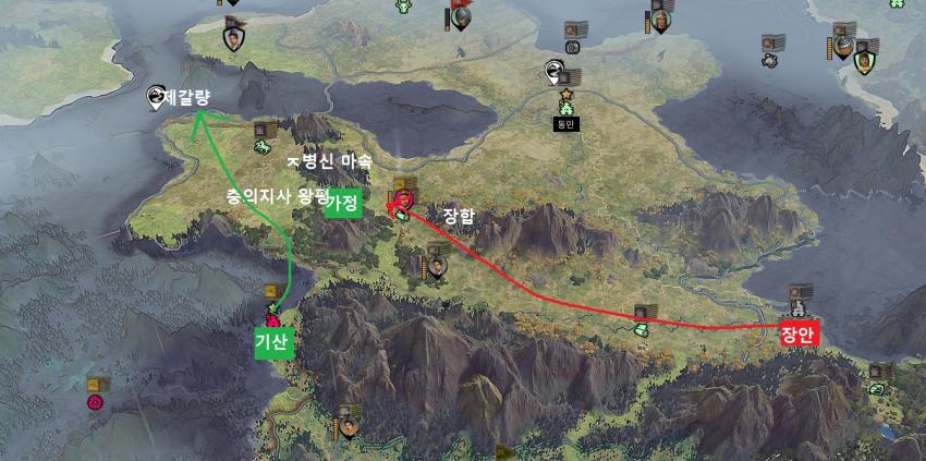 이야기] 삼탈워 맵으로 알아보는 삼국지 제갈량 1차.2차북벌 | 인스티즈