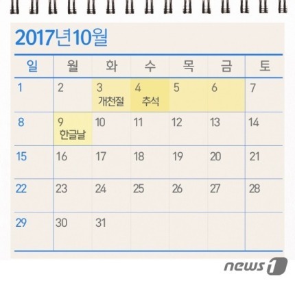 내년 역대급 추석 | 인스티즈