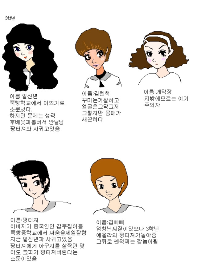 추억의 일진만화.... | 인스티즈