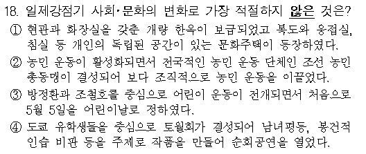 논란의 경찰한국사 5개 문항 | 인스티즈