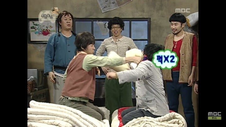 [무한도전] 맘 상할 일이 절대 없다는 베개싸움하는 멤버들ㅋㅋㅋㅋㅋ | 인스티즈