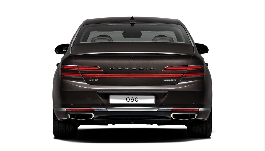 제네시스 G90 페이스리프트 뒷모습 로고 합성해봤어요 | 인스티즈