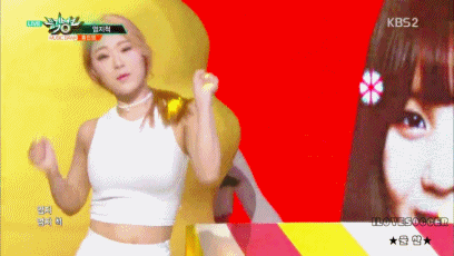 160422 뮤직뱅크 홍진영-엄지척, 엄지짤 모음.gif | 인스티즈