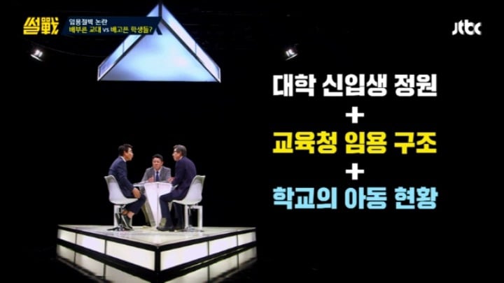 [썰전] 초등교사 임용 논란과 대책 & 교대생들의 집단 이기주의? | 인스티즈