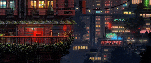 8비트로 보는 세상 세번째.gif | 인스티즈